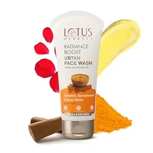 LOTUS HERBALS Radiance Boost Ubtan Facewash Face Wash  (100 g)