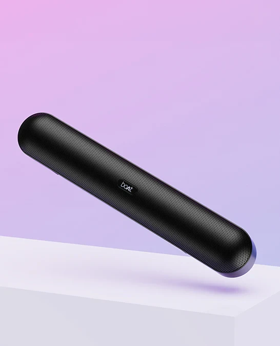 boAt Aavante Bar 480 with 7 HRS Playback, Dual Full Range Drivers & TWS Feature 10 W Bluetooth Soundbar  (Black, 2.0 Channel)#JustHere