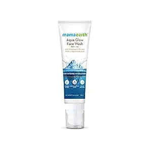 Mamaearth Aqua Glow With Himalayan Thermal Water and Hyaluronic Acid for Intense Hydration Face Wash  (100 ml)