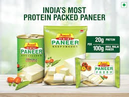 Amul Fresh Paneer Block Pouch, 200 g