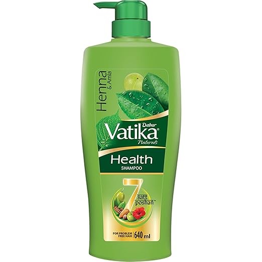 DABUR VATIKA Ayurvedic Shampoo, Damage Therapy with 10 natural herbs  (640 ml)