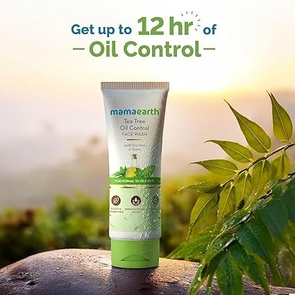 Mamaearth Tea Tree Natural for Acne & Pimples Removal with Neem Face Wash  (100 ml)