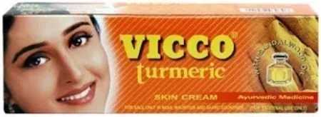 VICCO Turmeric Skin Cream | 100% Natural Ayurvedic Relief with Turmeric & Sandalwood Oil for Glowing, Even-Toned Skin | Suitable for All Skin Types  (50 g)