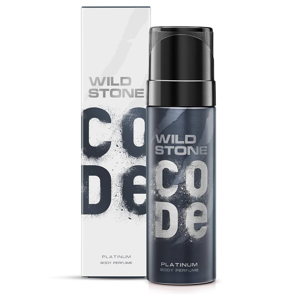 Wild Stone Code Body Perfume Spray 120ml (Platinum)