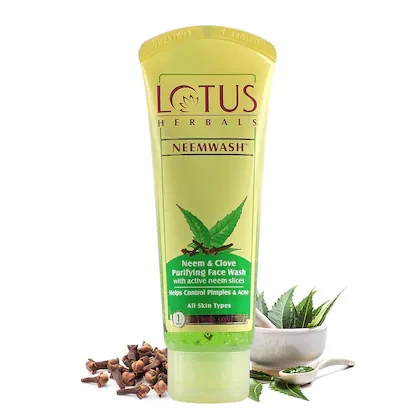 LOTUS HERBALS NEEMWASH NEEM & CLOVE ULTRA PURIFYING Face Wash  (120 g)