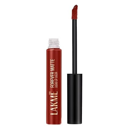 Lakme Forever Matte Liquid Lip Colour, Long-Lasting Liquid Lipstick, Lightweight & Transferproof, Smudgeproof - Red Cherry, 5.6ml
