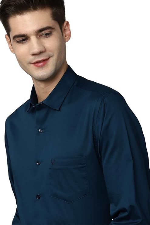 Allen Solly Men Cotton Solid Regular Fit Shirt