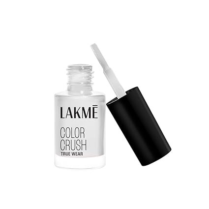 LAKMÉ True Wear Color Crush Glossy Finish Nail Polish, Long Lasting & Vibrant Nail Paint, 10, 6Ml