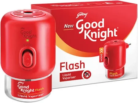 Good Knight Gold Flash Repellent Combo - Machine + Refills, Liquid Mosquito Vaporiser  (1 Unit 2 Refill)