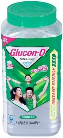 GLUCON-D Regular Glucose Energy Drink  (1 kg, Regular Flavored)