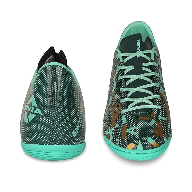 Nivia Encounter Fustal Shoes for Men, Premium Performance, Comfort and Style for Fustal Players, Hard Ground Sport Shoes