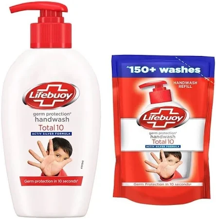 LIFEBUOY Total 10 Protect Hand Wash Pouch  (675 ml)