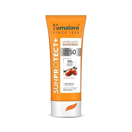 HIMALAYA Sunscreen - SPF 50 PA++++ Sun Protect+ Ultra Light Sunscreen