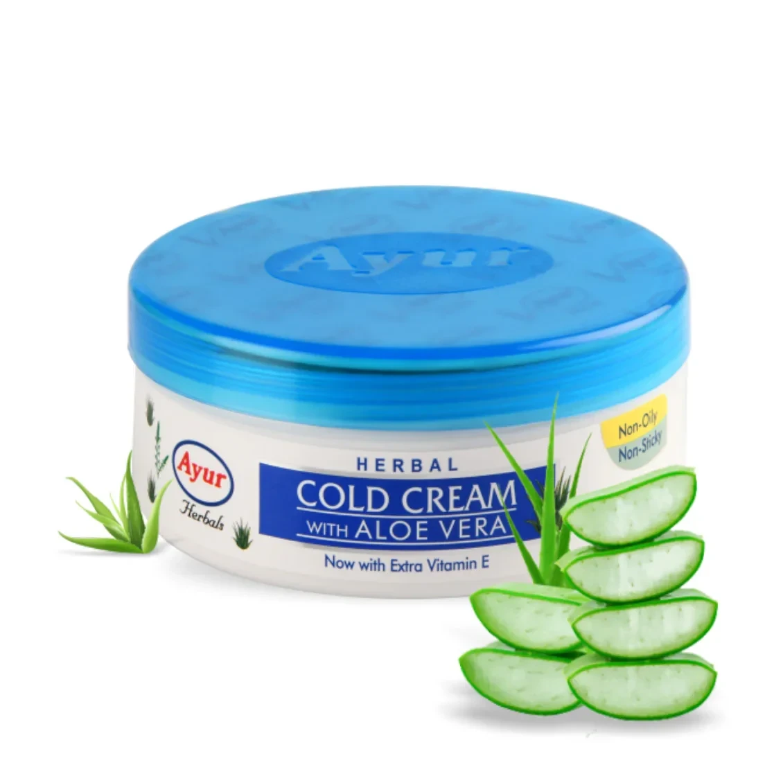 Ayur Herbal Cold Cream with Aloevera for your dry skin - 500ml