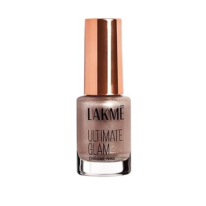 Lakme Chrome Nail Paint, Champagne 6ml