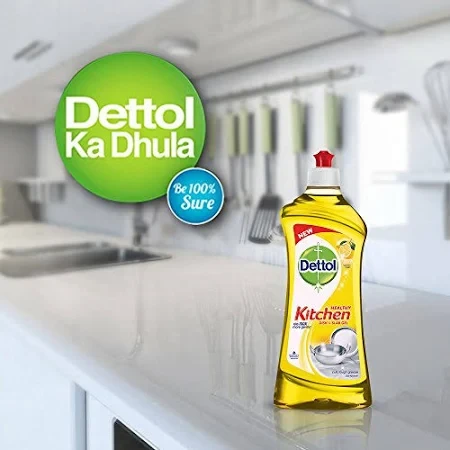 Dettol Kitchen Dish and Slab Gel - 750 ml (Lemon Fresh)