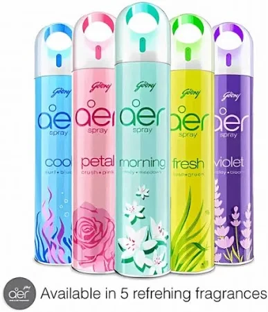 Godrej Aer Jasmine, Rose, Lavender Spray Air Freshener  (3 x 220 ml)