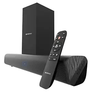 ZEBRONICS 90 Watts, Compact Soundbar, Home Theatre, Dual Driver Soundbar, 11.43cm Subwoofer, HDMI ARC, Bluetooth v5.1, Wall Mountable, Glossy Finish (Juke BAR 200A)