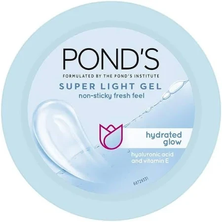Pond's Super Light Gel Oil Free Face Moisturizer 100 g | With Cera-Hyamino for Ultimate Soft Smooth Skin - Daily Use