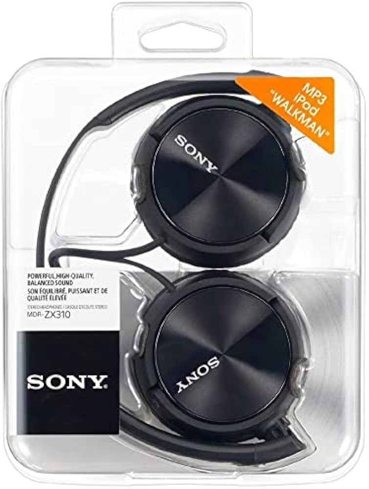 SONY 310AP Wired  (Black, On the Ear) GAMING HEADPHONE