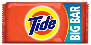 Tide White Detergent Bar Soap, Value Pack 200 gms x 5
