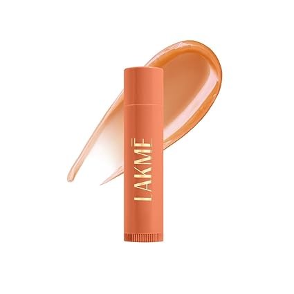 Lakme Lip Love Care Stick Caramel, with 10% Vitamin E Complex, nourished with Shea & Cocoa Butter and enriched with Almond & Jojoba Oil for 24hr moisturization in just 1 swipe, with SPF 15, 4.5g