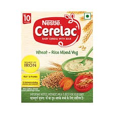Nestle Cerelac Wheat-Rice Mixed Vegetable Cereal From 10 to 24 Months Cereal  (300 g, 10+ Months)
