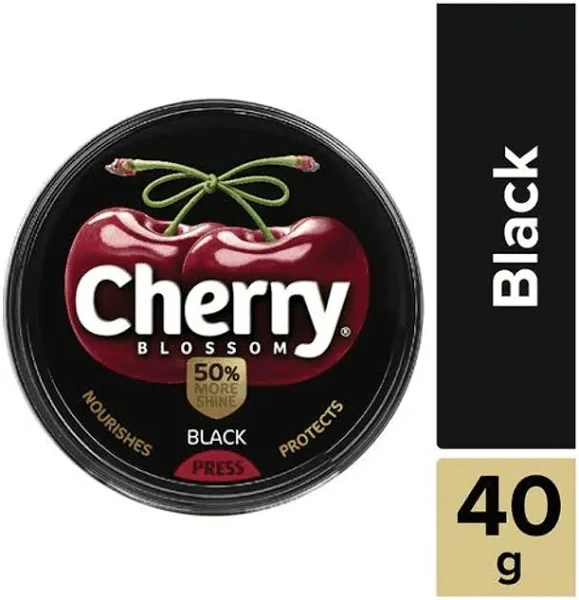 Cherry Blossom Liquid Shoe Polish - 75 ml (Black)