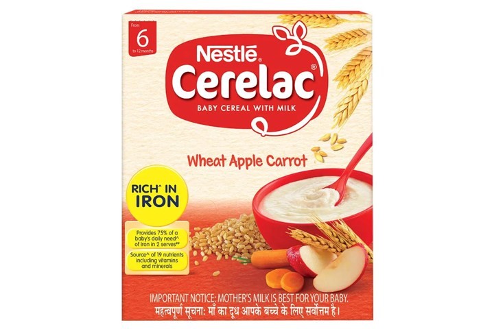 Nestle Cerelac Wheat Apple Carrot Baby Cereal With Milk