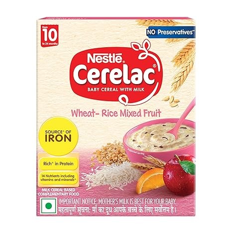 Nestle Cerelac Baby Cereal Milk Khichdi With Vegetables & Ghee Poshan From 8 to 24 Months Stage 2 300g